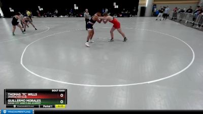 190 lbs Cons. Round 2 - Thomas `tc` Wills, Spartan Mat Club vs Guillermo Morales, Dodge City Wrestling Academy
