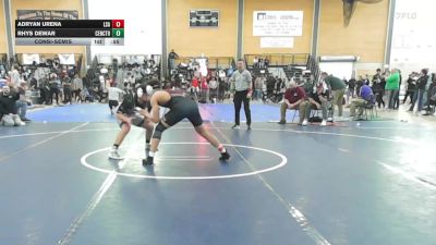 175 lbs Consolation - Adryan Urena, La Salle Academy vs Rhys Dewar, Central Catholic