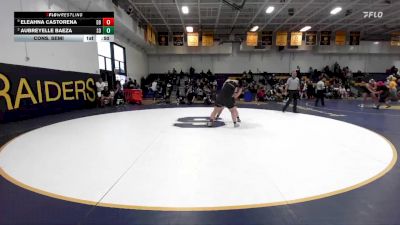 190 lbs Cons. Semi - Eleahna Castorena, Diamond Bar vs Aubreyelle Baeza, San Dimas