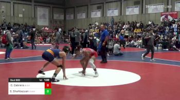 132 lbs Quarterfinal - Cisco Cabrera, Buchanan vs Slava Shahbazyan, Chaminade College Prep Sch