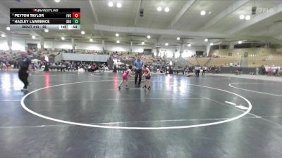 65 lbs Quarterfinal - Peyton Taylor, Impact Wrestling Club vs Hazley Lawrence, GroundZero