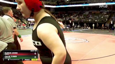 235 Class 1 lbs Quarterfinal - Alexus Johns, Mexico vs Chloe Zuber, Lone Jack