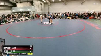 150 lbs Cons. Round 6 - Caden Deines, Thunderridge vs Brayden Bach, Holy Family