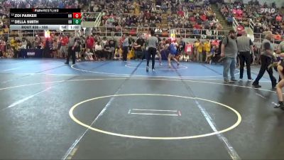 100 lbs Quarterfinal - Della Smith, Wilmington Ladies Freestyle Wr vs Zoi Parker, New Richmond