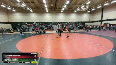 106A Round 2 - Taydren Niehoff, Worland vs Jaxson Clark, Park / Sweet Grass Co