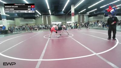 138 lbs Round Of 16 - Sigmar Solaas, 3F Wrestling vs Luke Webb, Ranger 47 Wrestling Club