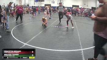 70 lbs Round 2 - Brecken Tanner, LA Elite Wrestling vs Princeton Bediako, Titans Wrestling Academy