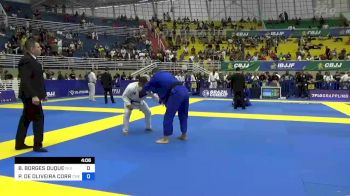 BRUNO BORGES DUQUE vs PATRICK DE OLIVEIRA CORRÊA 2023 Brasileiro Jiu-Jitsu IBJJF