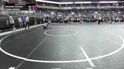 115 lbs Quarterfinal - Sricharan Kosanam, Collierville High School vs Russell Maturin, Rebel Wrestling Club