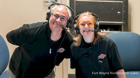 Fiona Quinn Becomes First Woman To Call A Komets Game, Gets Goalie Fight