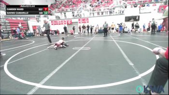 55 lbs Quarterfinal - Avery Murray, El Reno Wrestling Club vs Cannon Corley, Harrah Little League Wrestling