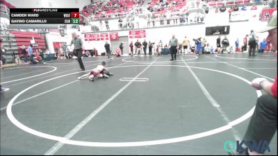 55 lbs Quarterfinal - Avery Murray, El Reno Wrestling Club vs Cannon Corley, Harrah Little League Wrestling