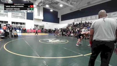 157 lbs 1st Place Match - Mikel David Uyemura, Fountain Valley vs Anthony Peraza, Warren