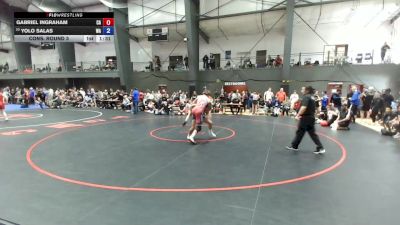 16U Boys FS - 138 lbs Cons. Round 3 - Gabriel Ingraham, CA vs Yolo Salas, WA