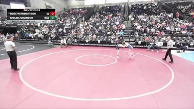 6A 100 lbs Cons. Round 2 - Shilee Johanson, Westlake vs Rozlyn Robertson, Corner Canyon