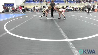 90 lbs Consi Of 4 - Brooks Grose, Ponca City Wildcat Wrestling vs Corban Coleman, D3 Wrestling Cluib