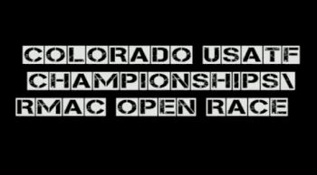 USATF Colorado/RMAC Open Men