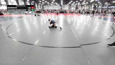 70 lbs Rr Rnd 2 - Matthew Oh, Team Germantown vs Alexander Bramer Kuntz, All-American Wrestling Club Red