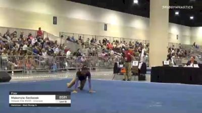 Makenzie Sedlacek - Floor, Midwest Elite #1235 - Arkansas - 2021 USA Gymnastics Development Program National Championships