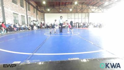 55-61 lbs Quarterfinal - Hunter Clarke, Claremore Wrestling Club vs Kannon Dufour, Eufaula Ironheads Wrestling Club