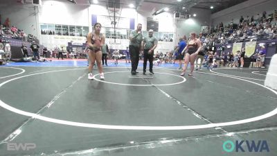 200 lbs Rr Rnd 2 - Audrina Collom, Tiger Trained Wrestling vs Emmalynn Coots, Skiatook Youth Wrestling