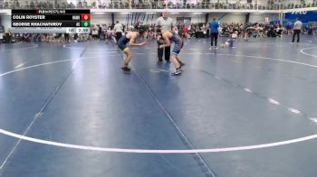 Silver 133 lbs Cons. Round 1 - Colin Royster, Hawkeye Community College vs George Khachaturov, Augustana (IL)