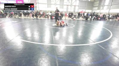 U15 Women - 46 lbs Cons. Round 3 - Harper Kalo, MI vs Stella Isensee, CO