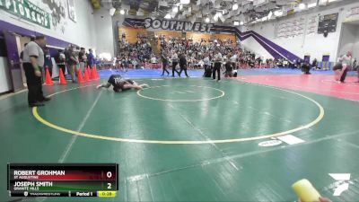 215 Boys Cons. Semi - Robert Grohman, St Augustine vs Joseph Smith, Granite Hills