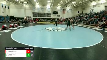 285 lbs Round 4 (10 Team) - Charlie Green, Cheyenne East vs Grant Gordon, Mead