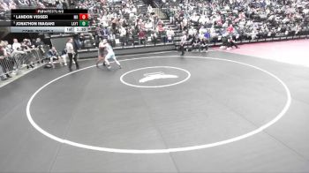 6A 175 lbs Cons. Round 3 - Landon Visser, Mountain Ridge vs Jonathon Inagaki, Layton