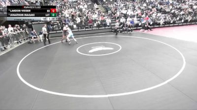 6A 175 lbs Cons. Round 3 - Landon Visser, Mountain Ridge vs Jonathon Inagaki, Layton