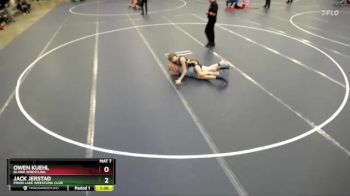 114 lbs Cons. Semi - Owen Kuehl, Blaine Wrestling vs Jack Jerstad, Prior Lake Wrestling Club