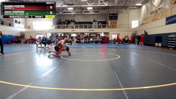 157 lbs Round 3 (6 Team) - Kaden Foster, Barton vs Zach Dawson, Northeast Oklahoma