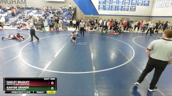 66 lbs Round 2 - Oakley Bradley, Uintah Jr High Wrestling vs Kanyan Grange, Ridgeline Riverhawks