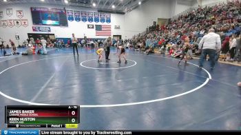 75 lbs Quarterfinal - Keen Huston, Wheatland vs James Baker, Laramie Middle School