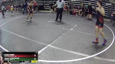 160 lbs Round 3 (6 Team) - Kash Kirby, Oklahoma Elite vs Noah Gonzalez, Kansas Cobra