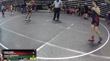 160 lbs Round 3 (6 Team) - Kash Kirby, Oklahoma Elite vs Noah Gonzalez, Kansas Cobra