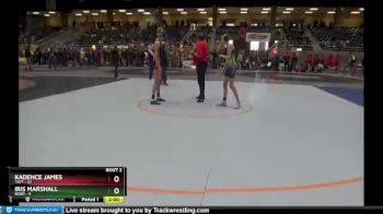 125 lbs Round 1 (4 Team) - Iris Marshall, Bend vs Kadence James, Taft