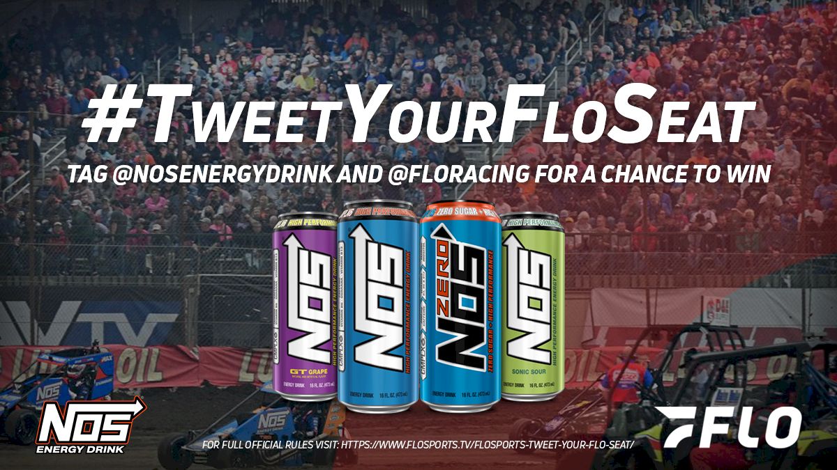 #TweetYourFloSeat During Chili Bowl To Win NOS Energy Drink Prizes