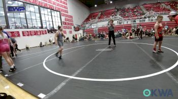 100 lbs Rr Rnd 5 - Connor Hobart, Carl Albert vs Payton Green, Choctaw Ironman Youth Wrestling