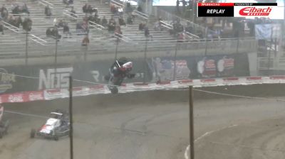 Spencer Bayston Flips Wildly During Chili Bowl Practice