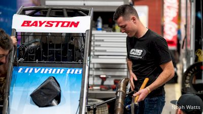 Spencer Bayston Explains His Wild Flip In Chili Bowl Practice