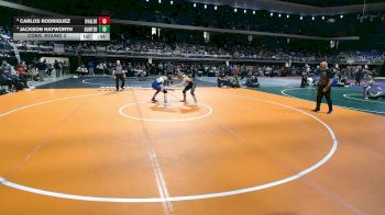 5A 138 lbs Cons. Round 3 - Jackson Hayworth, Gunter vs Carlos Rodriguez, Uvalde