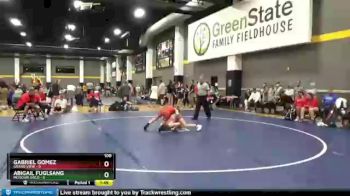 100 lbs Round 3 (6 Team) - Abigail Fuglsang, Missouri Gold vs Gabriel Gomez, Grand View