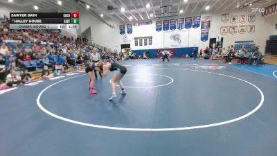 145 lbs Champ. Round 1 - Sawyer Bath, Campbell County vs Halley House, Cheyenne East