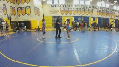 95 lbs Round 4 - Rylee Beville, Cocoa Beach WC vs Raylynn Robinson, Charlotte Hammerheads