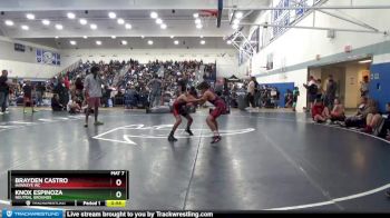 106 lbs Cons. Semi - Brayden Castro, Hawkeye WC vs Knox Espinoza, Neutral Grounds