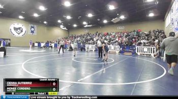 101 lbs Champ. Round 1 - Monee Cordero, Highland vs Cienna Gutierriz, Bakersfield