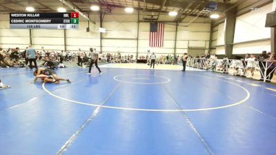 126 lbs Rr Rnd 2 - Weston Killar, NWL Scrappin - HSB vs Cedric Montgomery, Storm Wrestling Center - HSB