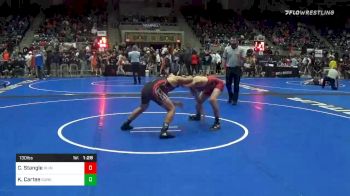 130 lbs Prelims - Cole Stangle, Rhino vs Kayden Cartee, Sunkist Kids/Monster Garage